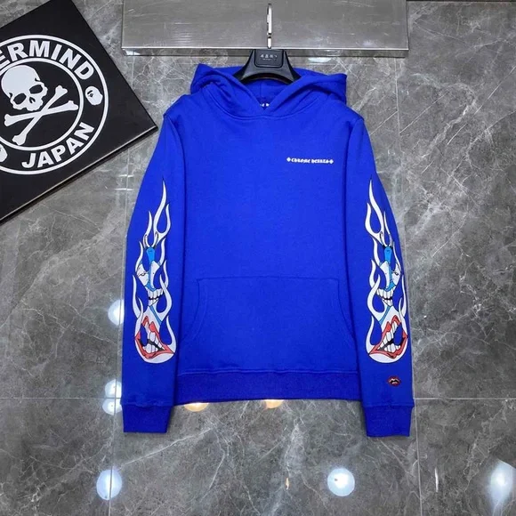 Chrome Hearts MattyBoy Blue Graphic Hoodie - Picture 2 of 8